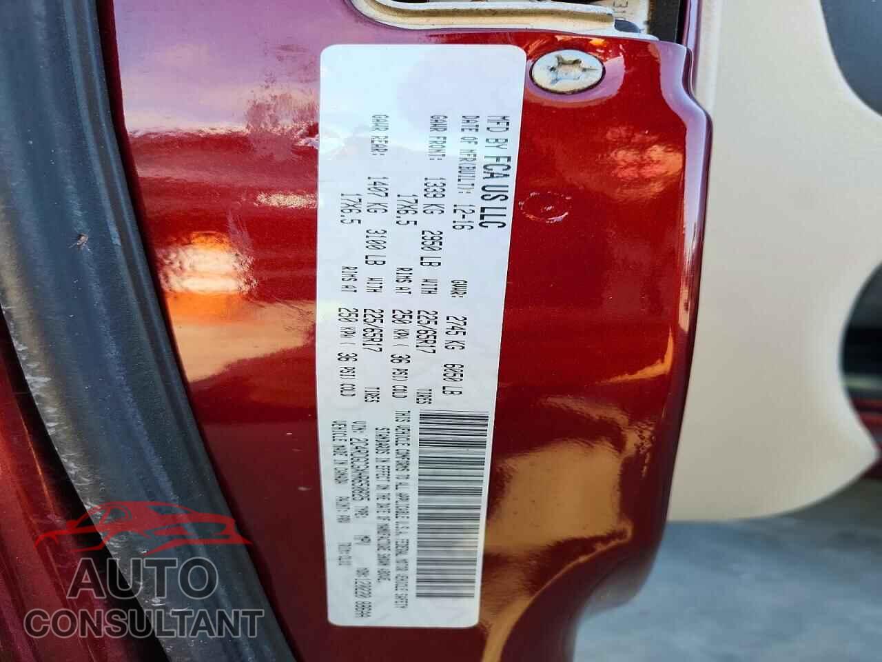 DODGE CARAVAN 2017 - 2C4RDGCGXHR650825