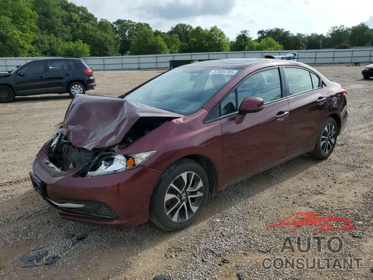 HONDA CIVIC 2013 - 19XFB2F82DE283818