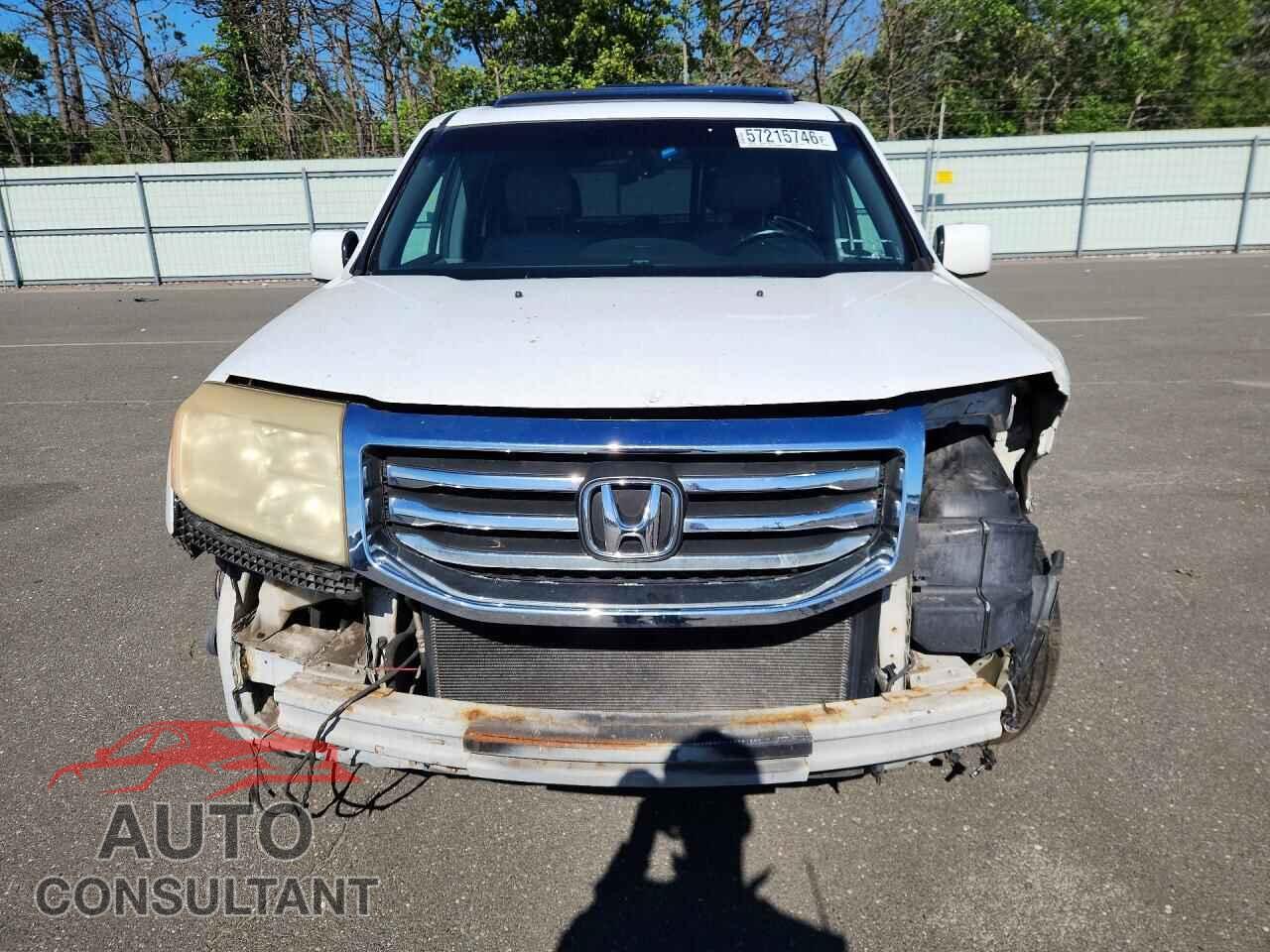 HONDA PILOT EXL 2012 - 5FNYF3H55CB023637