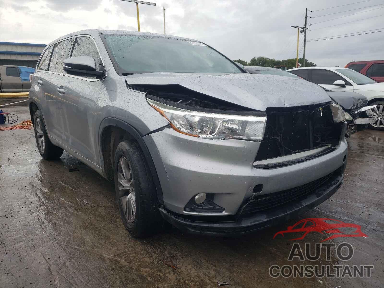 TOYOTA HIGHLANDER 2016 - 5TDZKRFH6GS161415