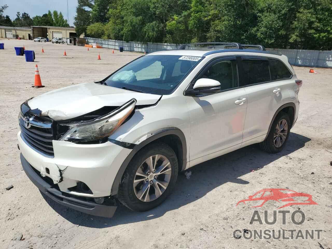 TOYOTA HIGHLANDER 2015 - 5TDKKRFH1FS110498