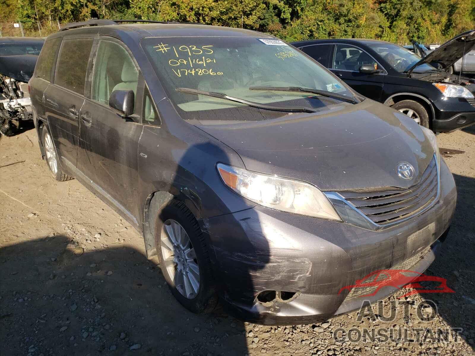 TOYOTA SIENNA 2017 - 5TDJZ3DC9HS177994