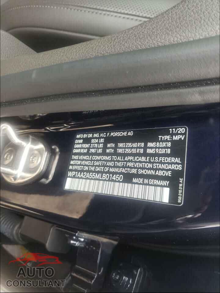 PORSCHE MACAN 2021 - WP1AA2A55MLB01450