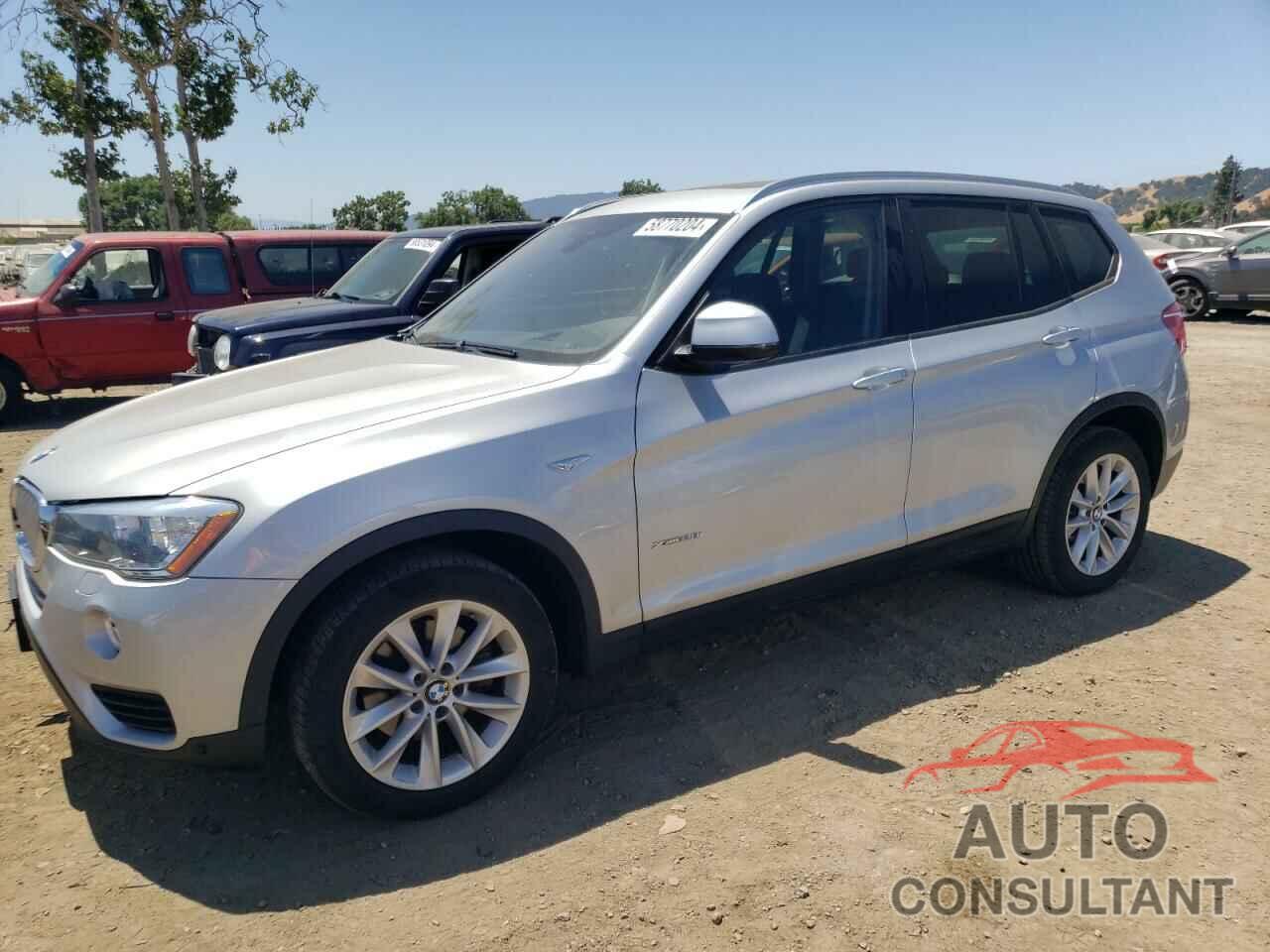 BMW X3 2016 - 5UXWX9C52G0D94808