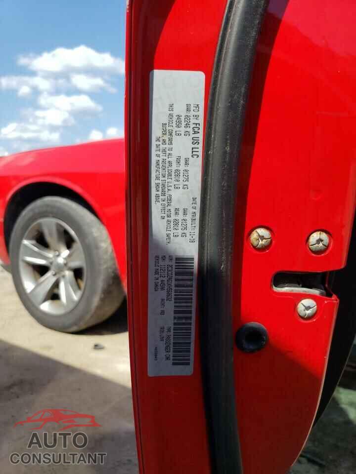 DODGE CHALLENGER 2019 - 2C3CDZAG1KH560632