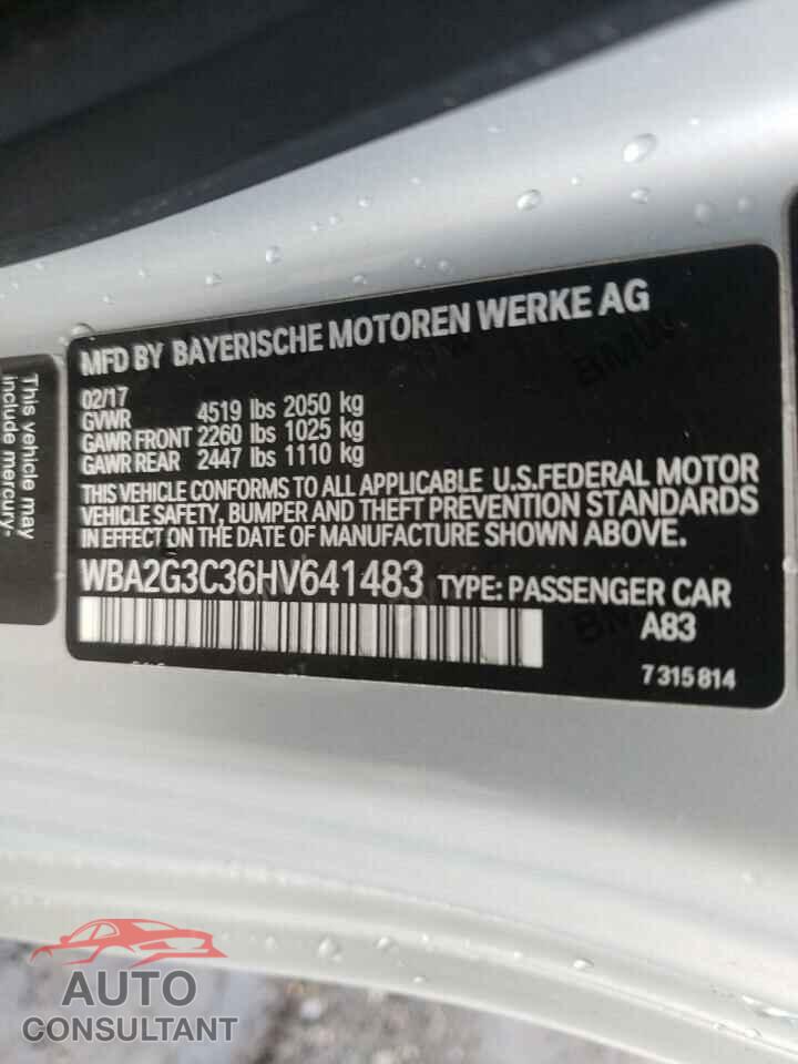 BMW M2 2017 - WBA2G3C36HV641483