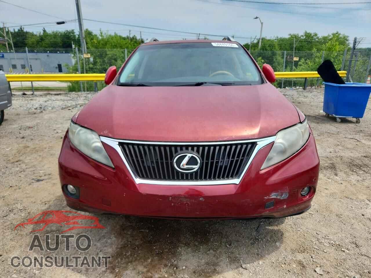 LEXUS RX350 2012 - 2T2BK1BA5CC120994