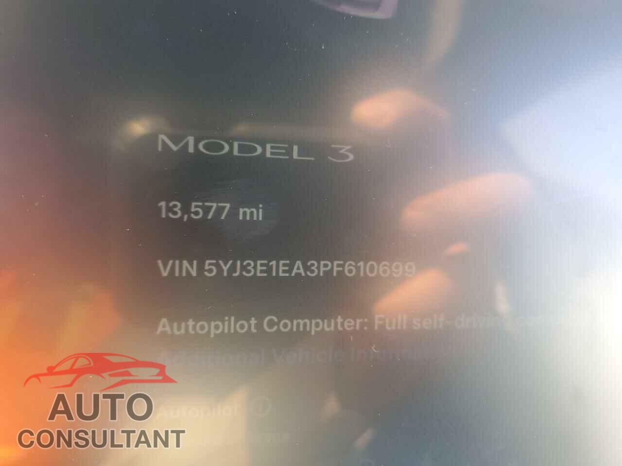 TESLA MODEL 3 2023 - 5YJ3E1EA3PF610699