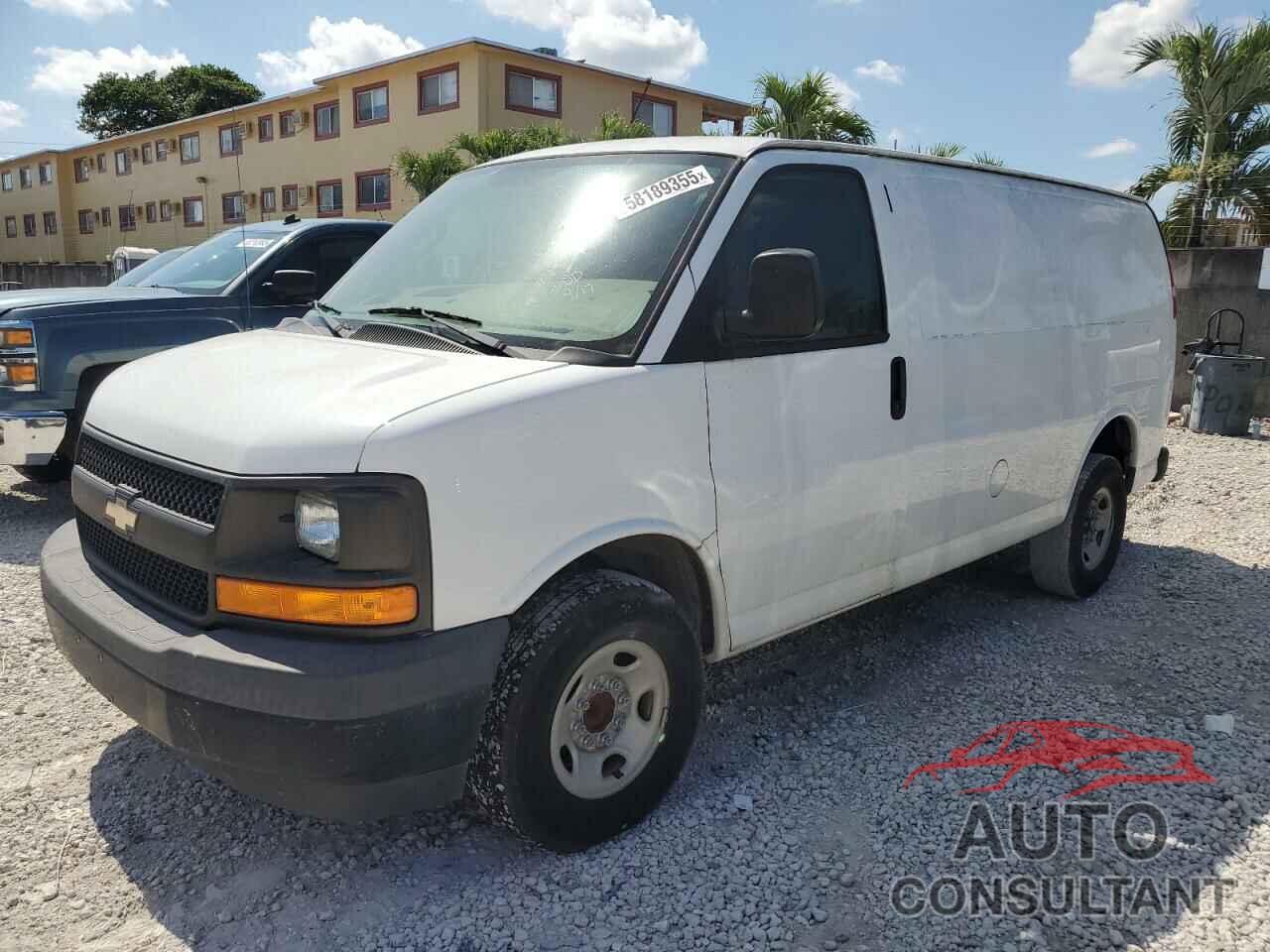 CHEVROLET EXPRESS 2017 - 1GCWGAFFXH1186627