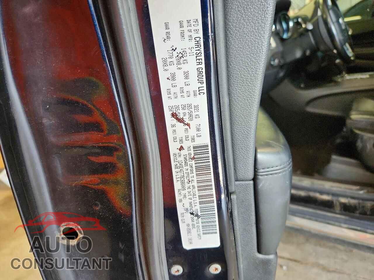 DODGE DURANGO 2011 - 1D4SE4GT7BC686009