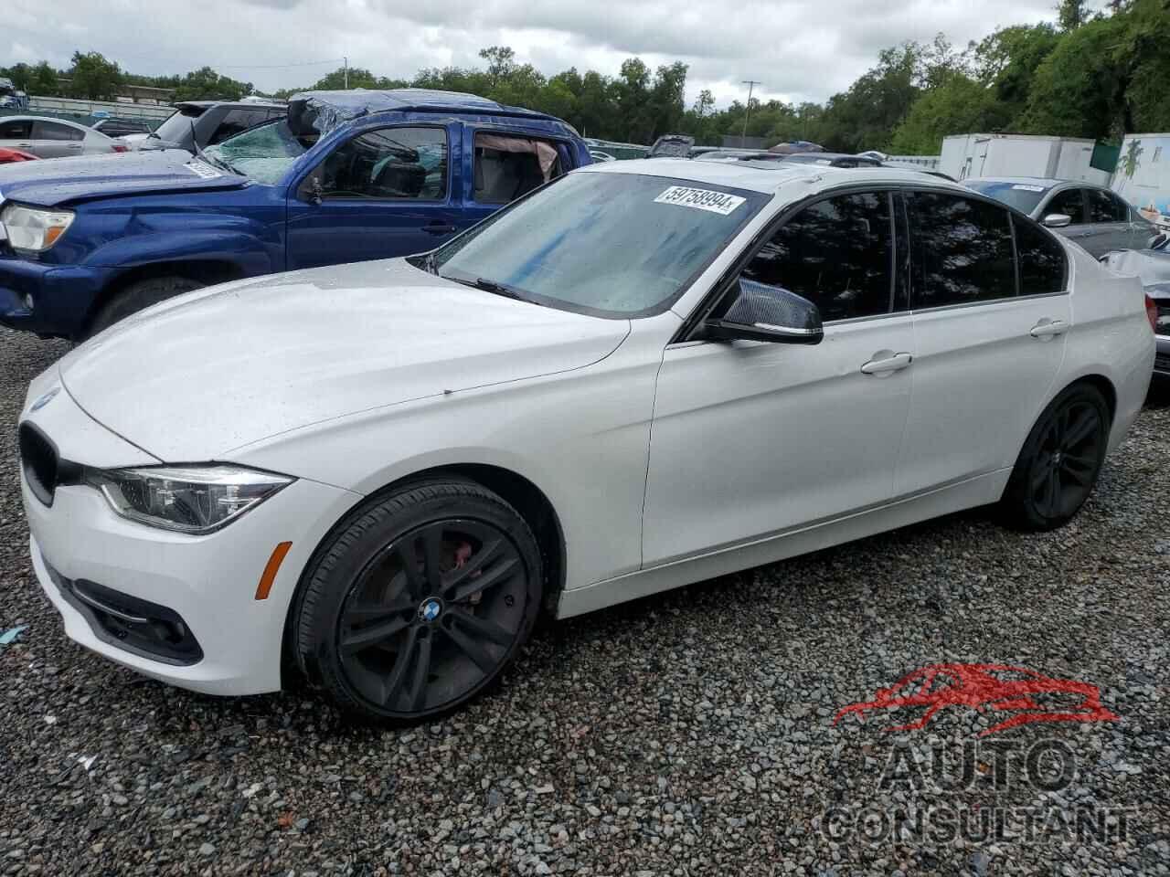 BMW 3 SERIES 2018 - WBA8B9G54JNU96392