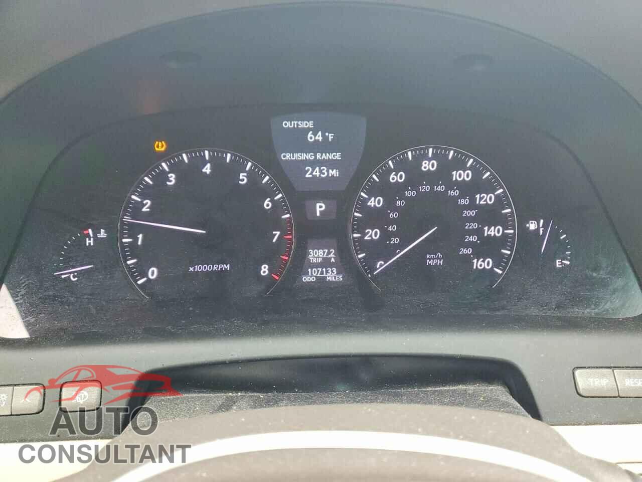 LEXUS LS460 2012 - JTHBL5EF5C5112776