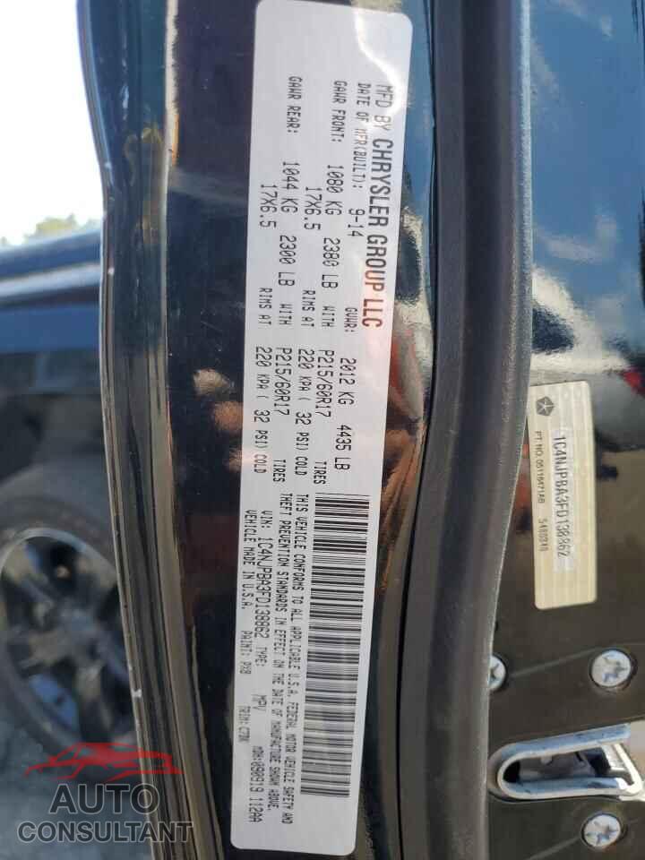 JEEP PATRIOT 2015 - 1C4NJPBA3FD138862