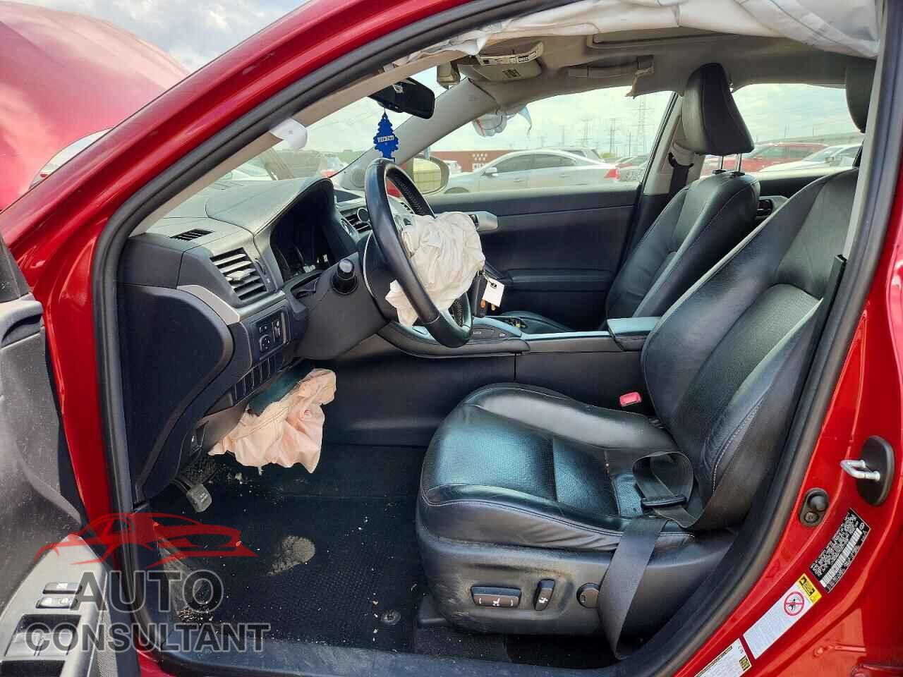 LEXUS CT 200 2012 - JTHKD5BH7C2077288