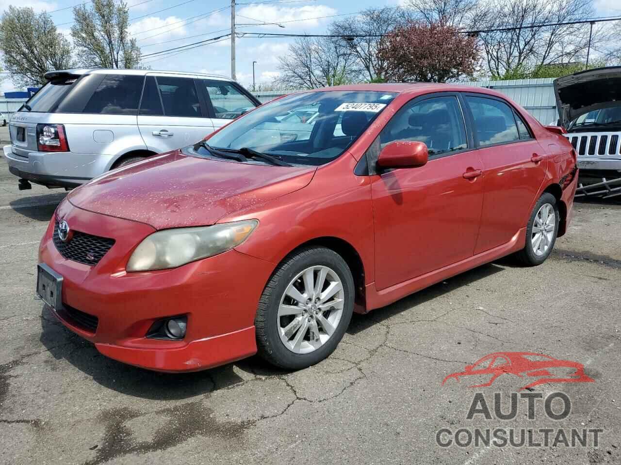 TOYOTA COROLLA 2009 - 1NXBU40E69Z088697