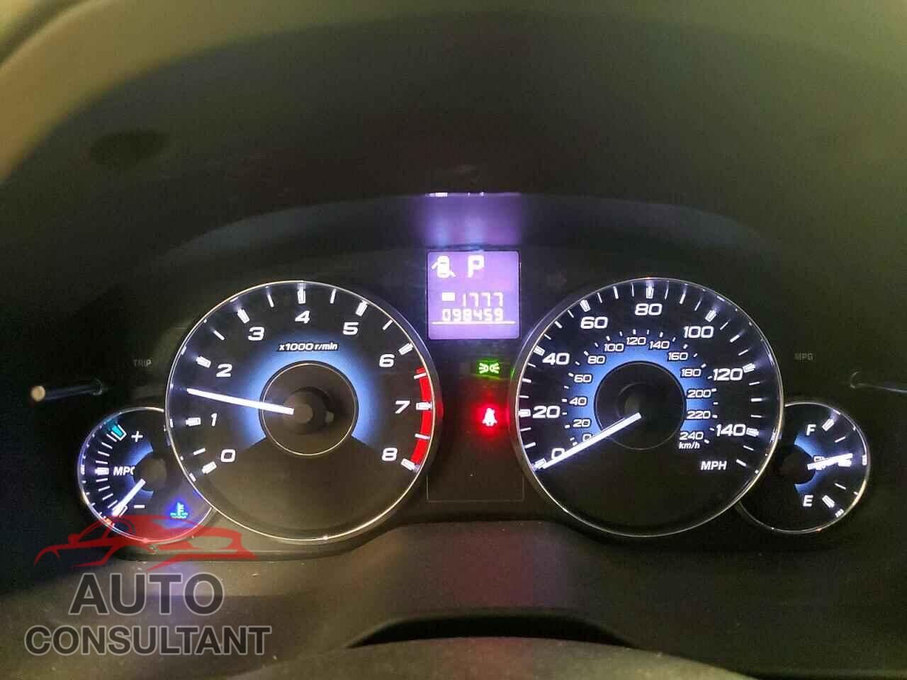 SUBARU OUTBACK 2012 - 4S4BRCCC4C3253892