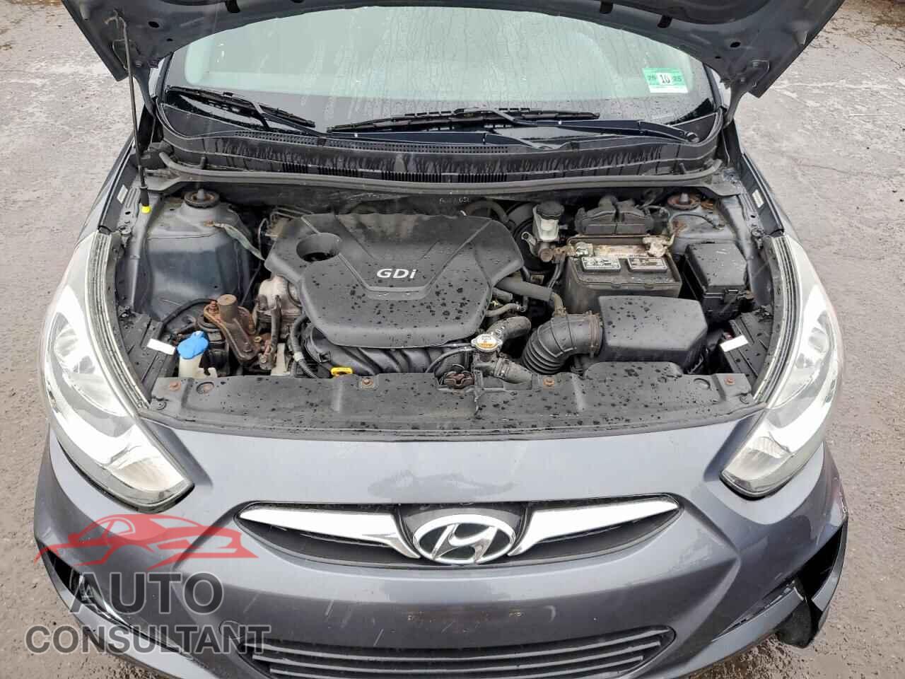 HYUNDAI ACCENT 2013 - KMHCU5AE4DU072094
