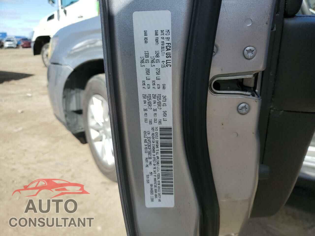 DODGE JOURNEY 2015 - 3C4PDCBG3FT682138