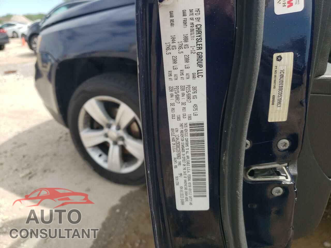 JEEP COMPASS 2012 - 1C4NJDEB8CD578963