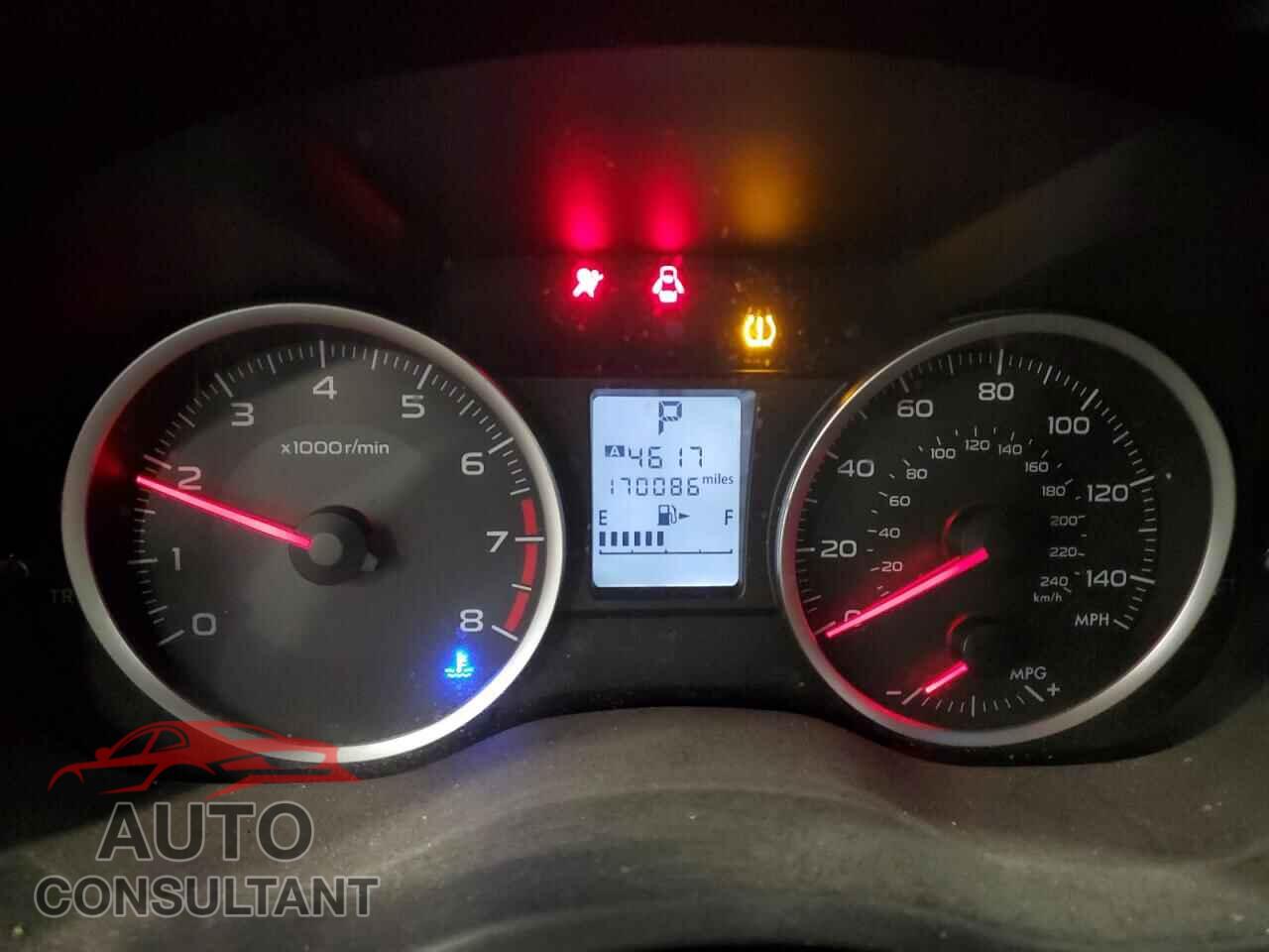 SUBARU XV 2013 - JF2GPAVC9D2805543
