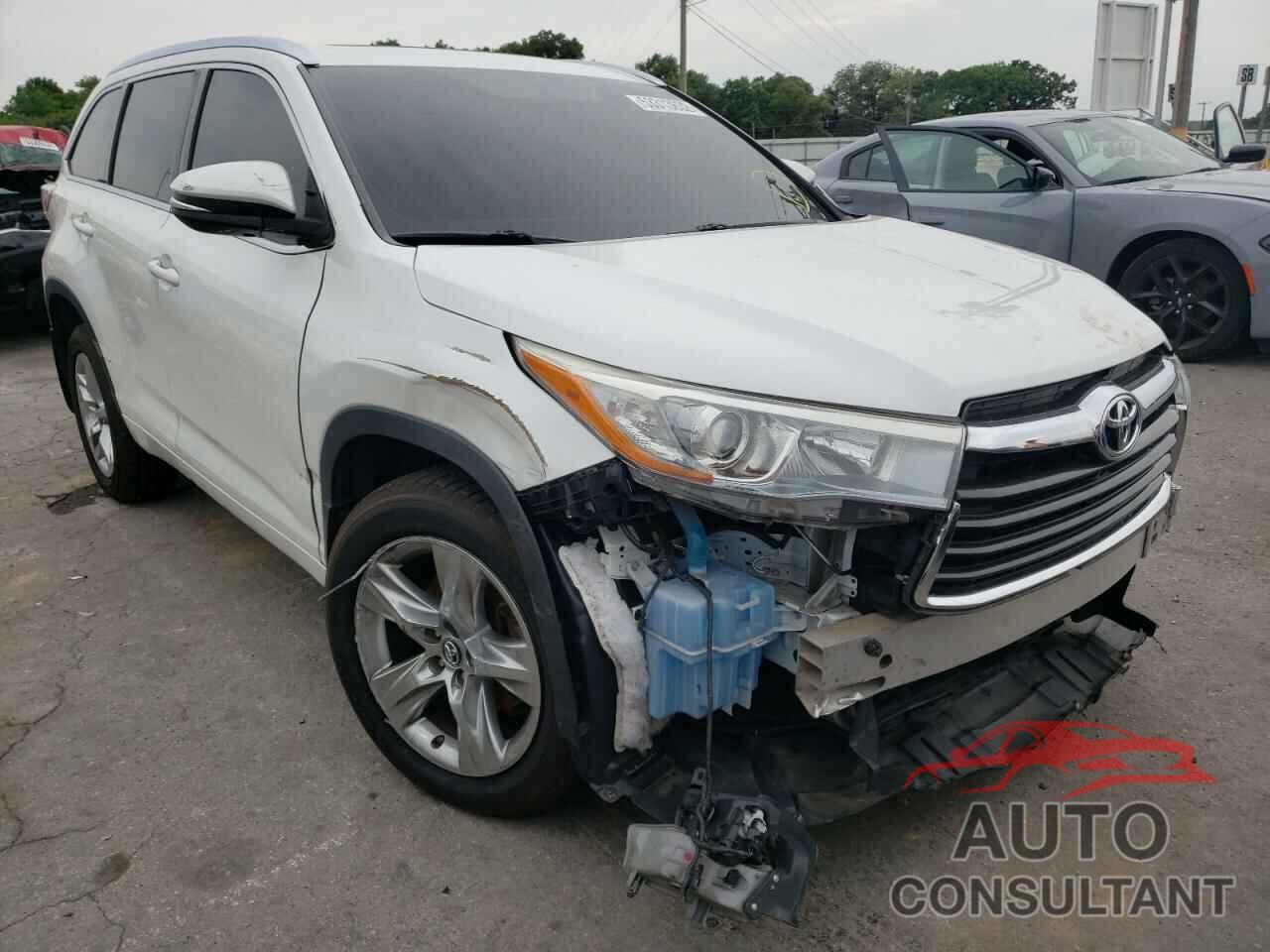 TOYOTA HIGHLANDER 2016 - 5TDDKRFH9GS303752