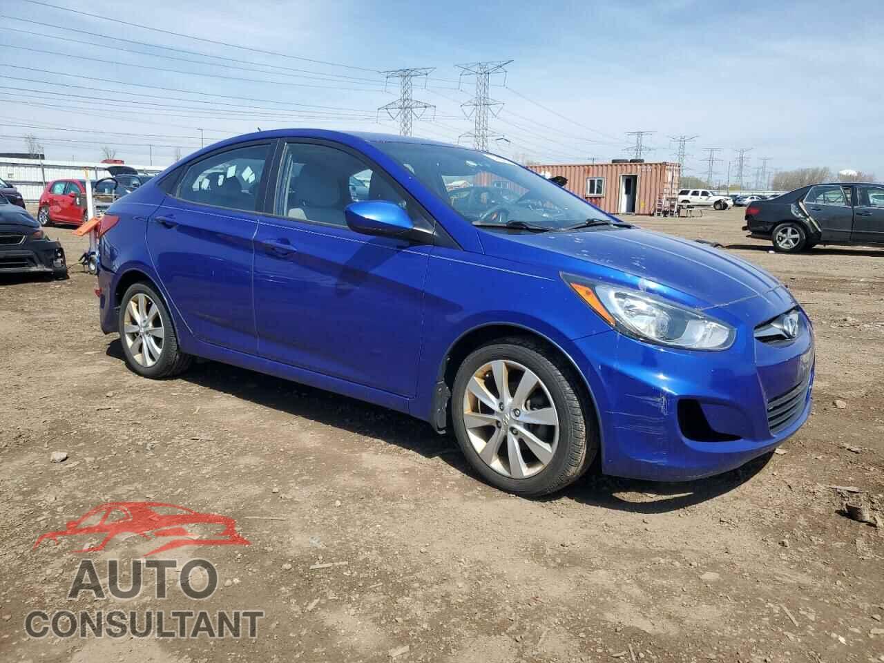 HYUNDAI ACCENT 2013 - KMHCU4AE6DU418544