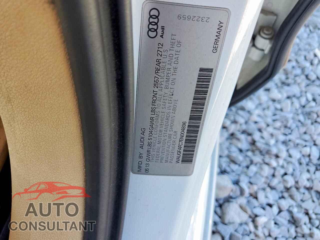 AUDI A6 2014 - WAUGFAFC7EN004896
