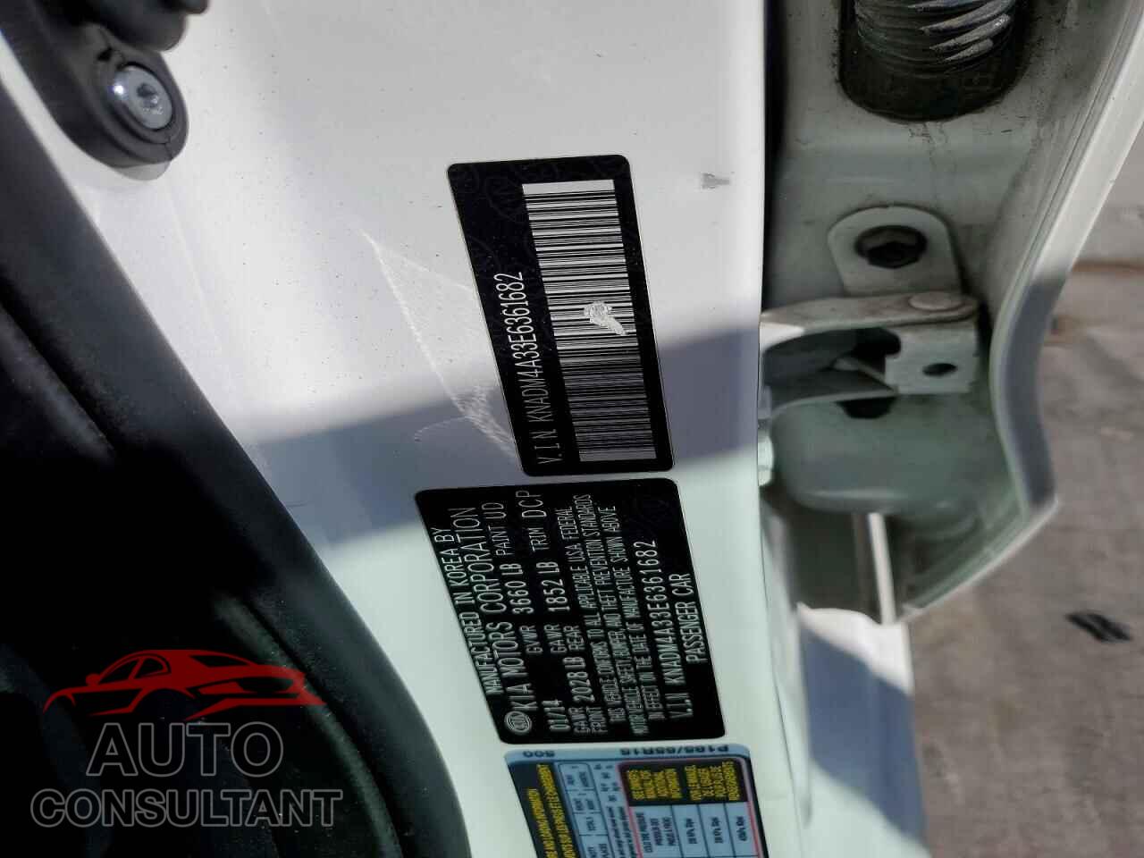 KIA RIO 2014 - KNADM4A33E6361682