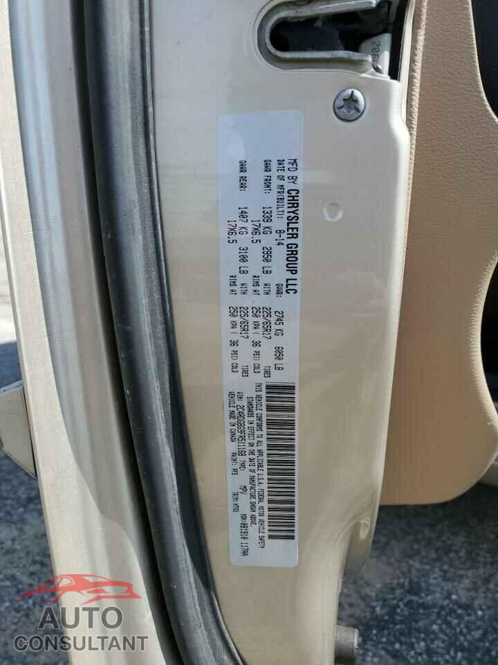 DODGE CARAVAN 2015 - 2C4RDGBG9FR511168
