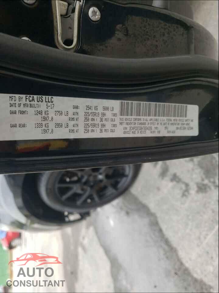 DODGE JOURNEY 2017 - 3C4PDDEG8HT654226