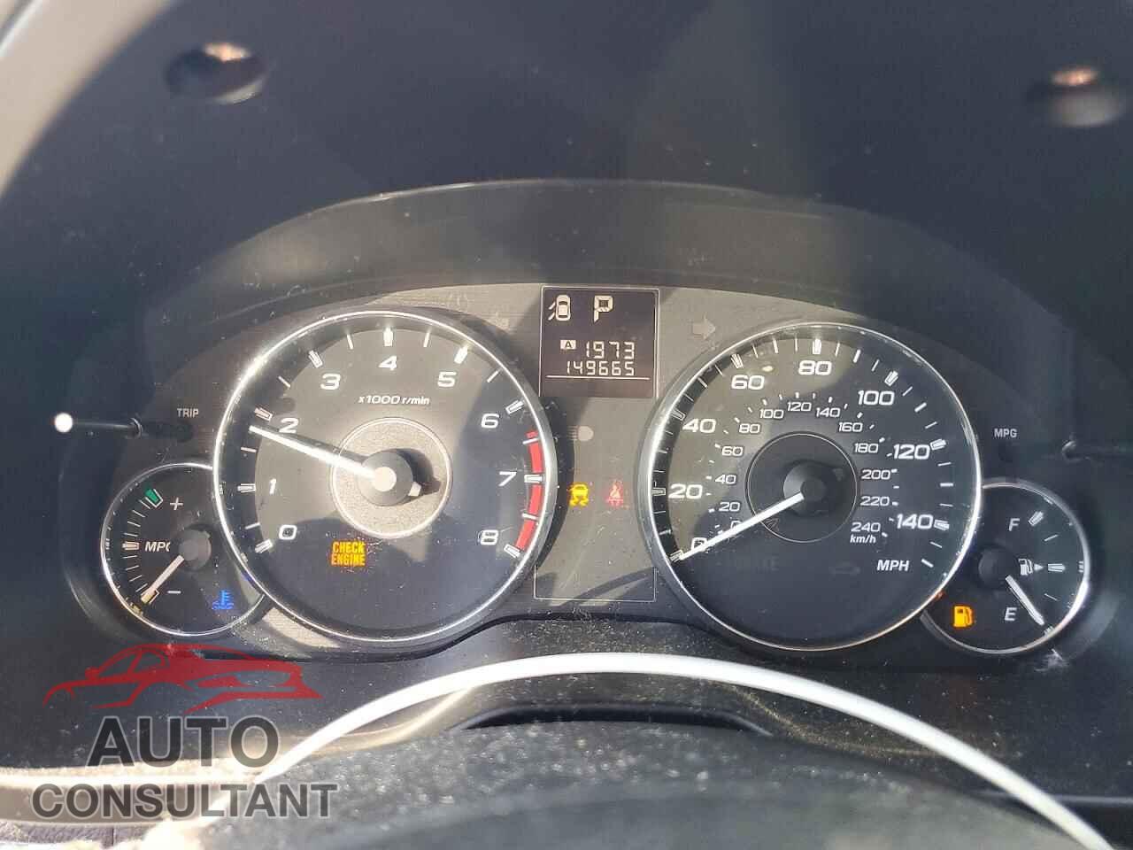 SUBARU LEGACY 2012 - 4S3BMBB61C3042660