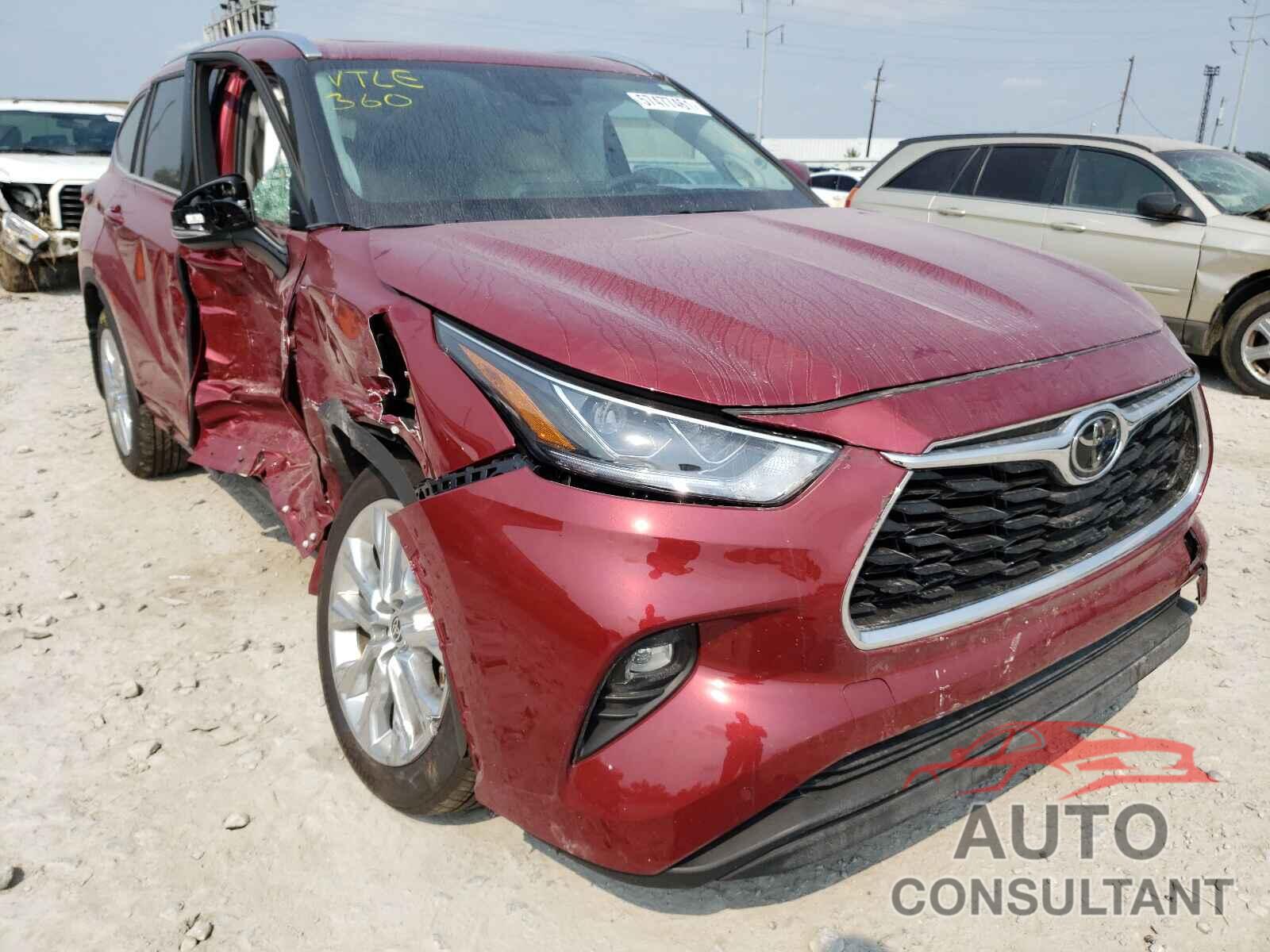 TOYOTA HIGHLANDER 2021 - 5TDDZRBH4MS524933