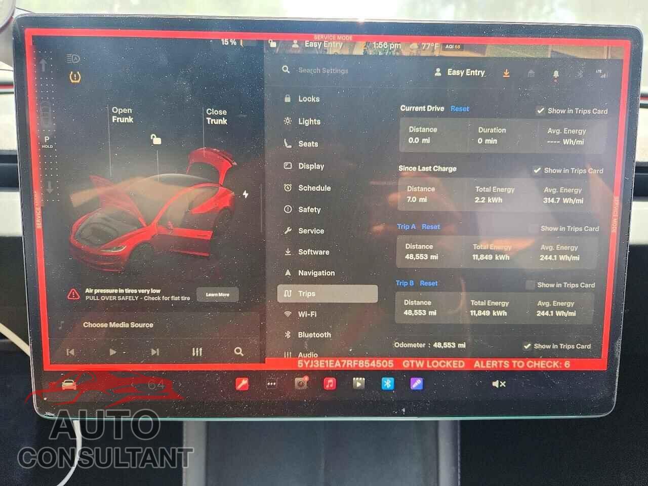 TESLA MODEL 3 2024 - 5YJ3E1EA7RF854505