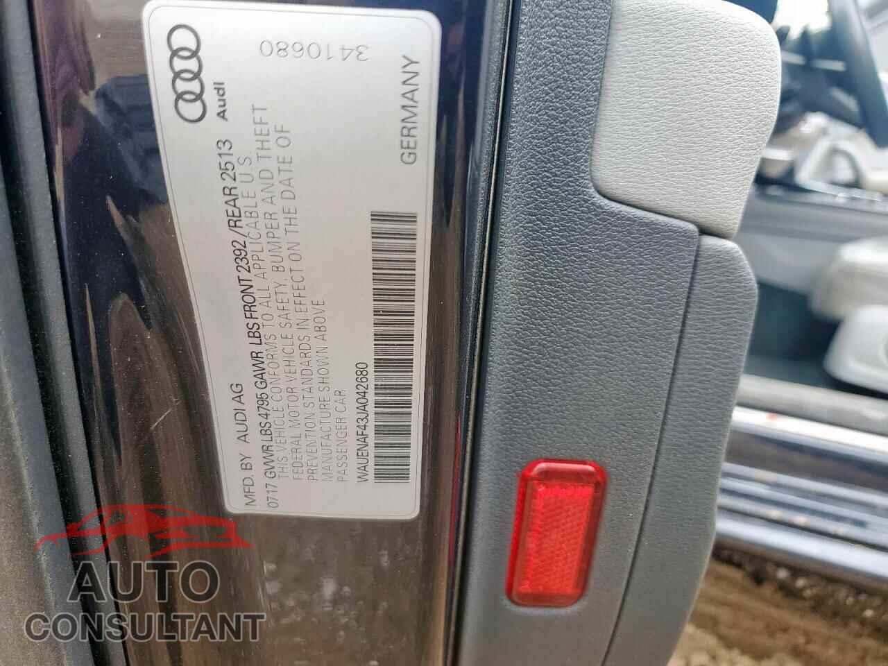 AUDI A4 2018 - WAUENAF43JA042680