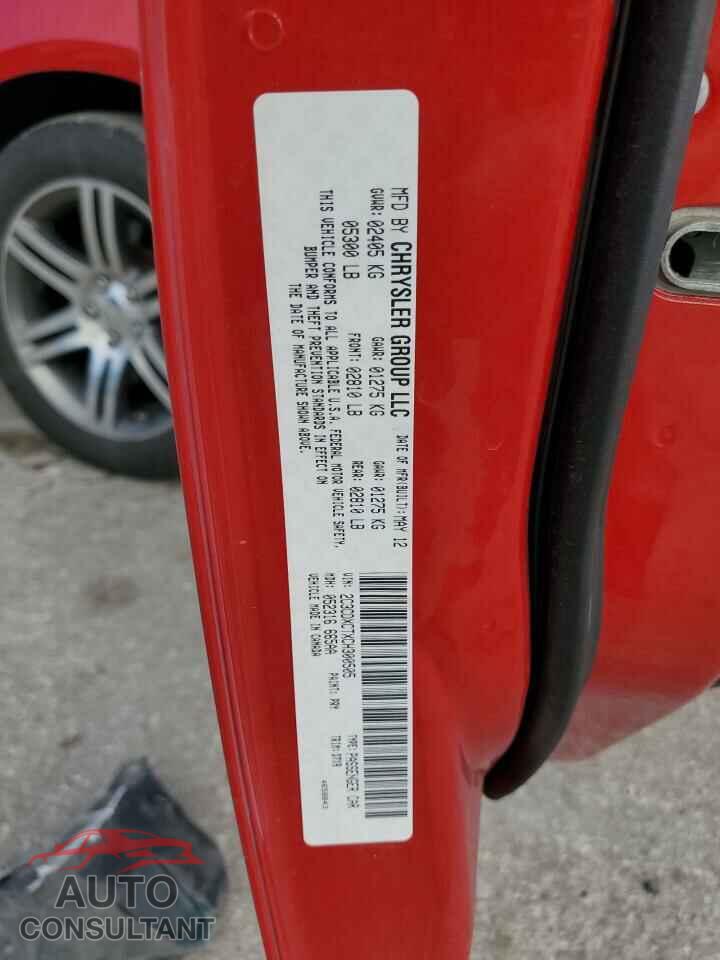 DODGE CHARGER 2012 - 2C3CDXCTXCH300505