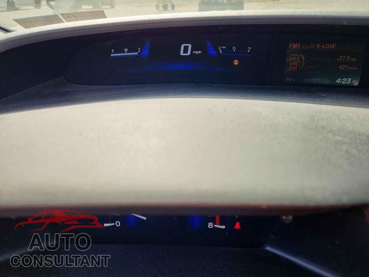 HONDA CIVIC 2013 - 19XFB2F56DE229203