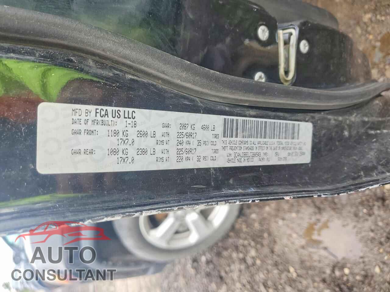 JEEP COMPASS 2018 - 3C4NJDBB3JT280543