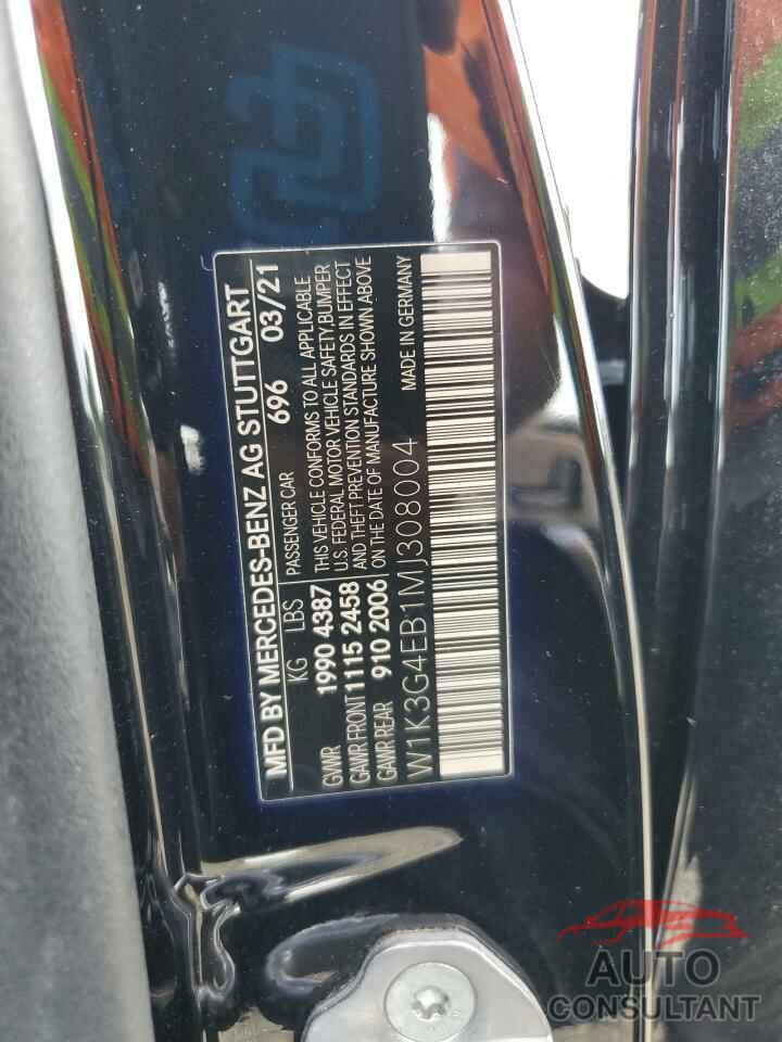 MERCEDES-BENZ A-CLASS 2021 - W1K3G4EB1MJ308004