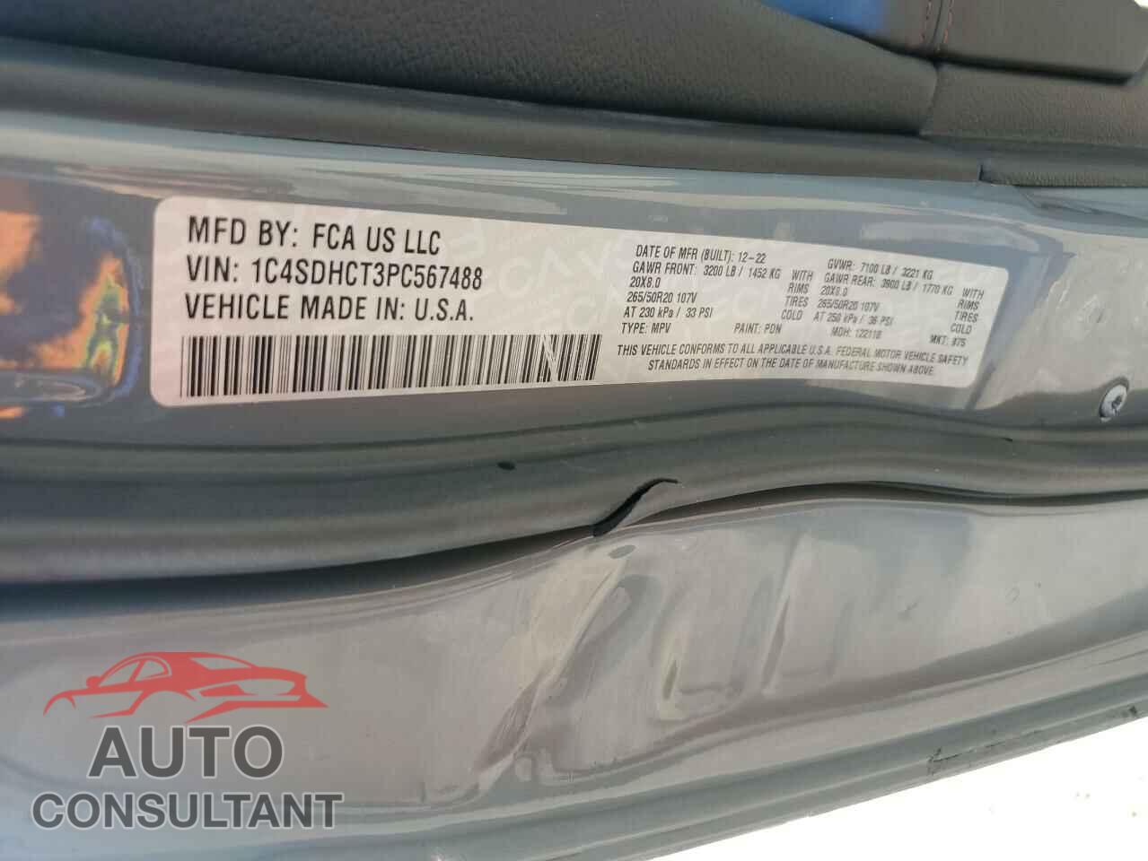 DODGE DURANGO 2023 - 1C4SDHCT3PC567488