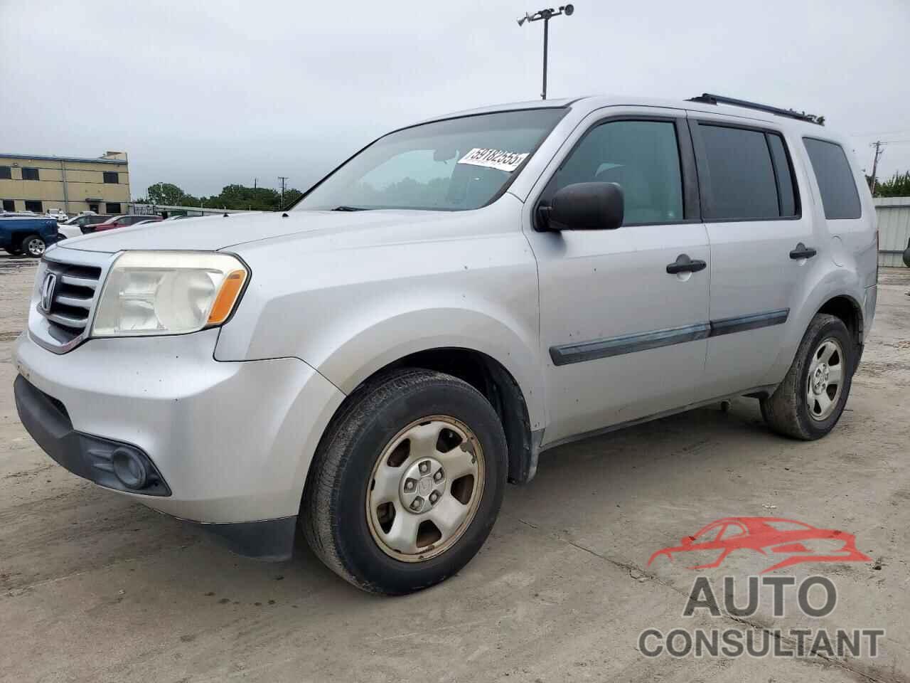HONDA PILOT 2012 - 5FNYF3H22CB002489