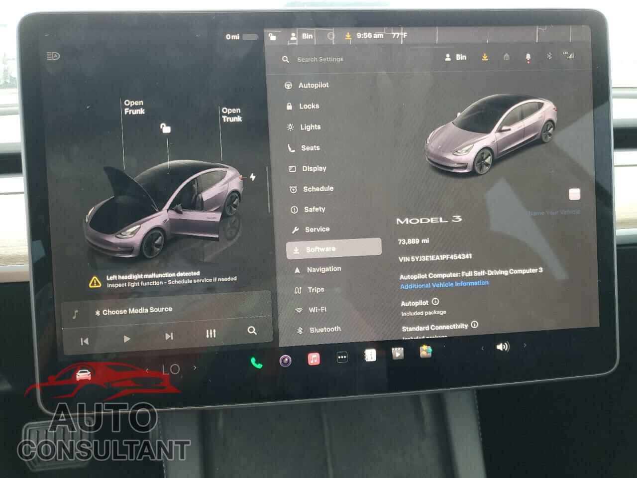 TESLA MODEL 3 2023 - 5YJ3E1EA1PF454341