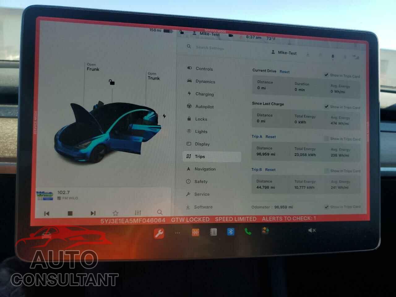 TESLA MODEL 3 2021 - 5YJ3E1EA5MF046064
