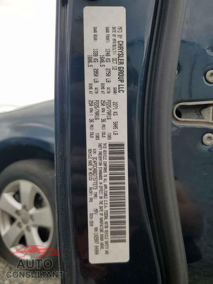 DODGE JOURNEY 2013 - 3C4PDCAB6DT577273