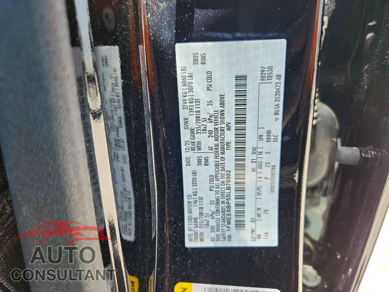 FORD BRONCO 2025 - 1FMEE8BP5SLB76992