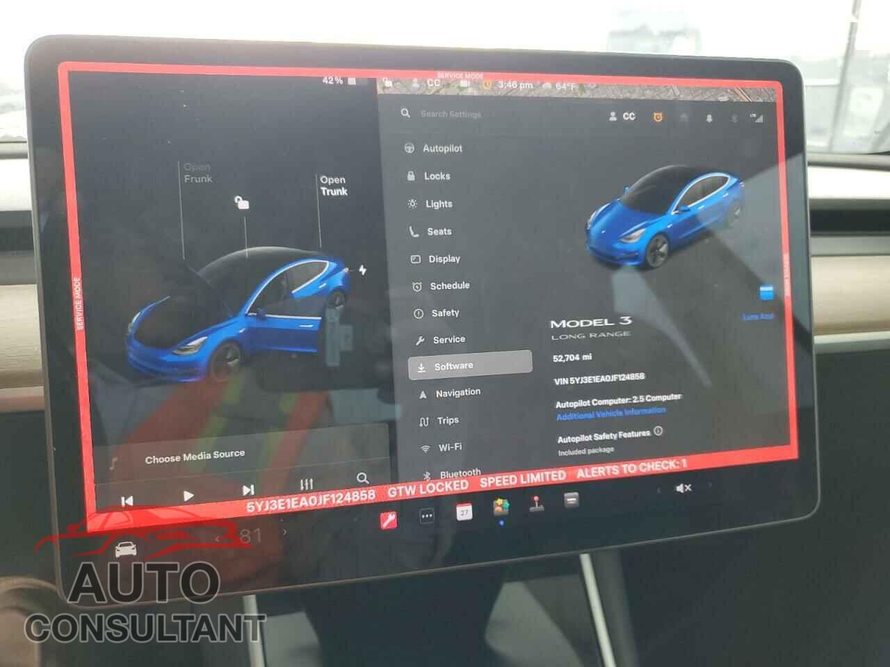 TESLA MODEL 3 2018 - 5YJ3E1EA0JF124858