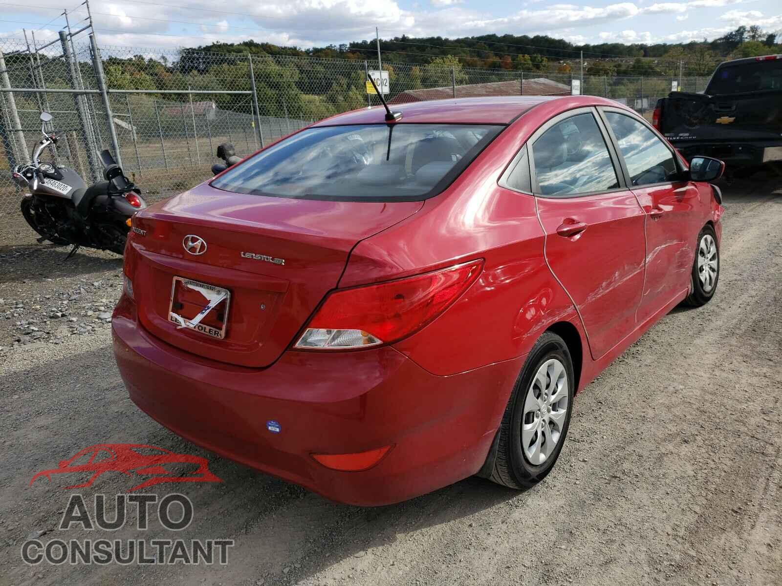 HYUNDAI ACCENT 2016 - KMHCT4AE6GU085060