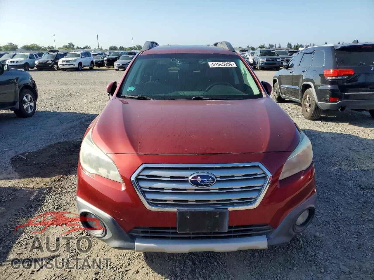 SUBARU OUTBACK 2015 - 4S4BSENC0F3314141