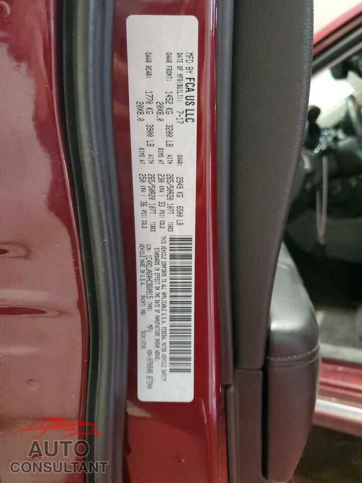 DODGE DURANGO 2017 - 1C4RDJAG4HC960915