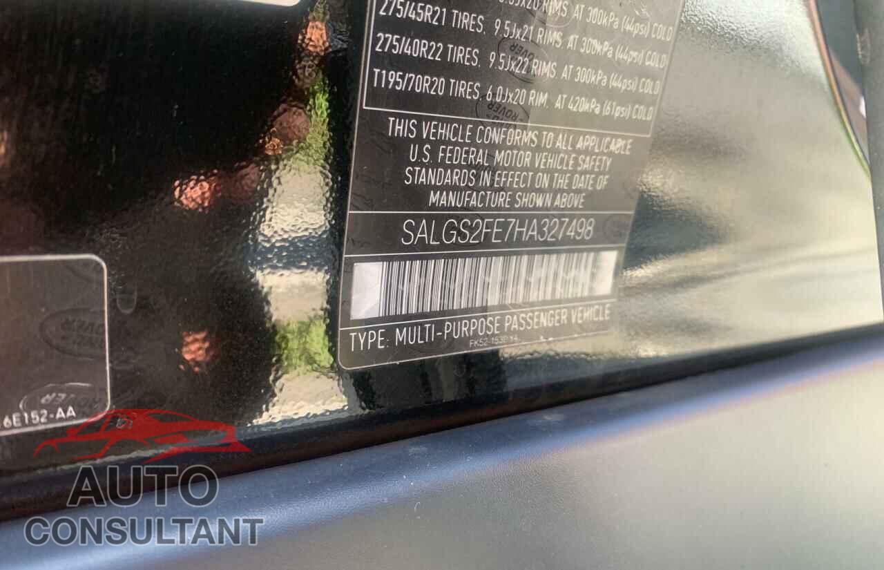 LAND ROVER RANGEROVER 2017 - SALGS2FE7HA327498