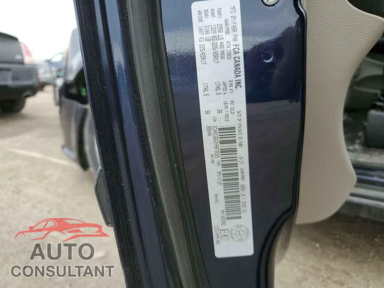 DODGE CARAVAN 2017 - 2C4RDGBG2HR879565